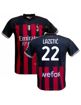 Maglia Milan Lazetic 22  ufficiale replica 2022/2023 prodotto ufficiale